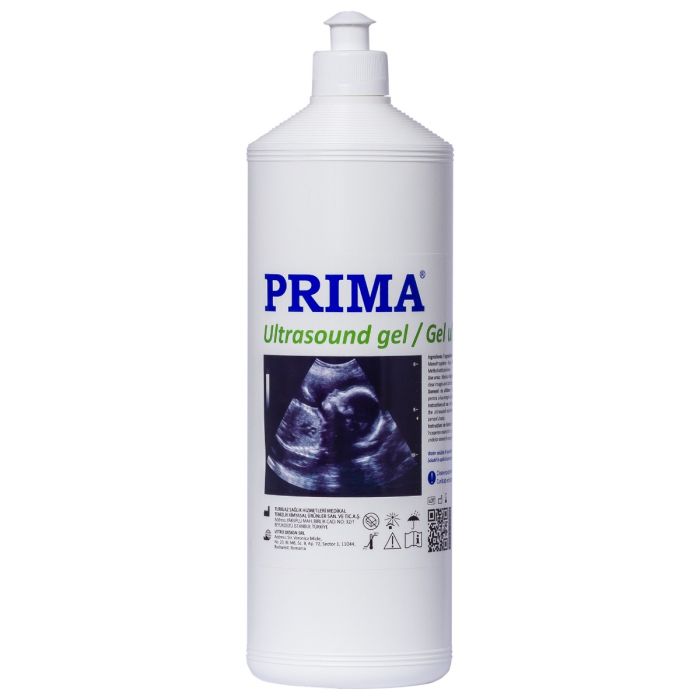 Gel ultrasunete ecografie, PRIMA, transparent, 1000 ml