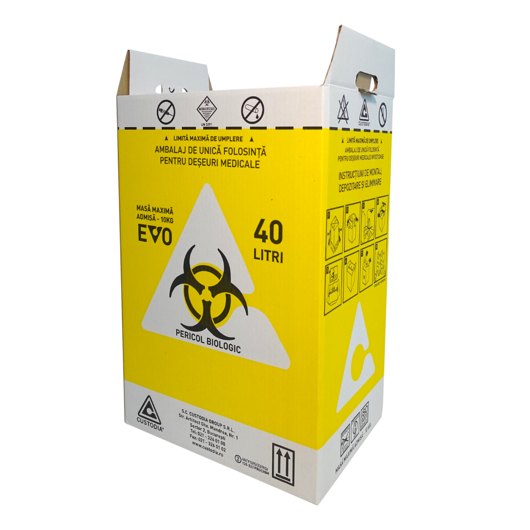 Cutii din carton deșeuri infecțioase