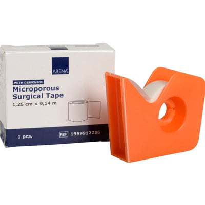 ABENA, Banda de sutura, nesterila, cu adeziv hipoaleregnic si dispenser, 9,14mx1,25 cm , 1 buc