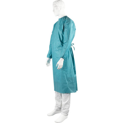 ABENA Protectus, Halat chirurgical steril, , ergonomic, SMMSS, M , 120-135 cm, verde, MDD, 1 buc.