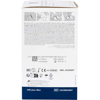 ABENA Plasturi sterili pentru fixare IV, transparenți, 8,5x7cm, 100 buc.