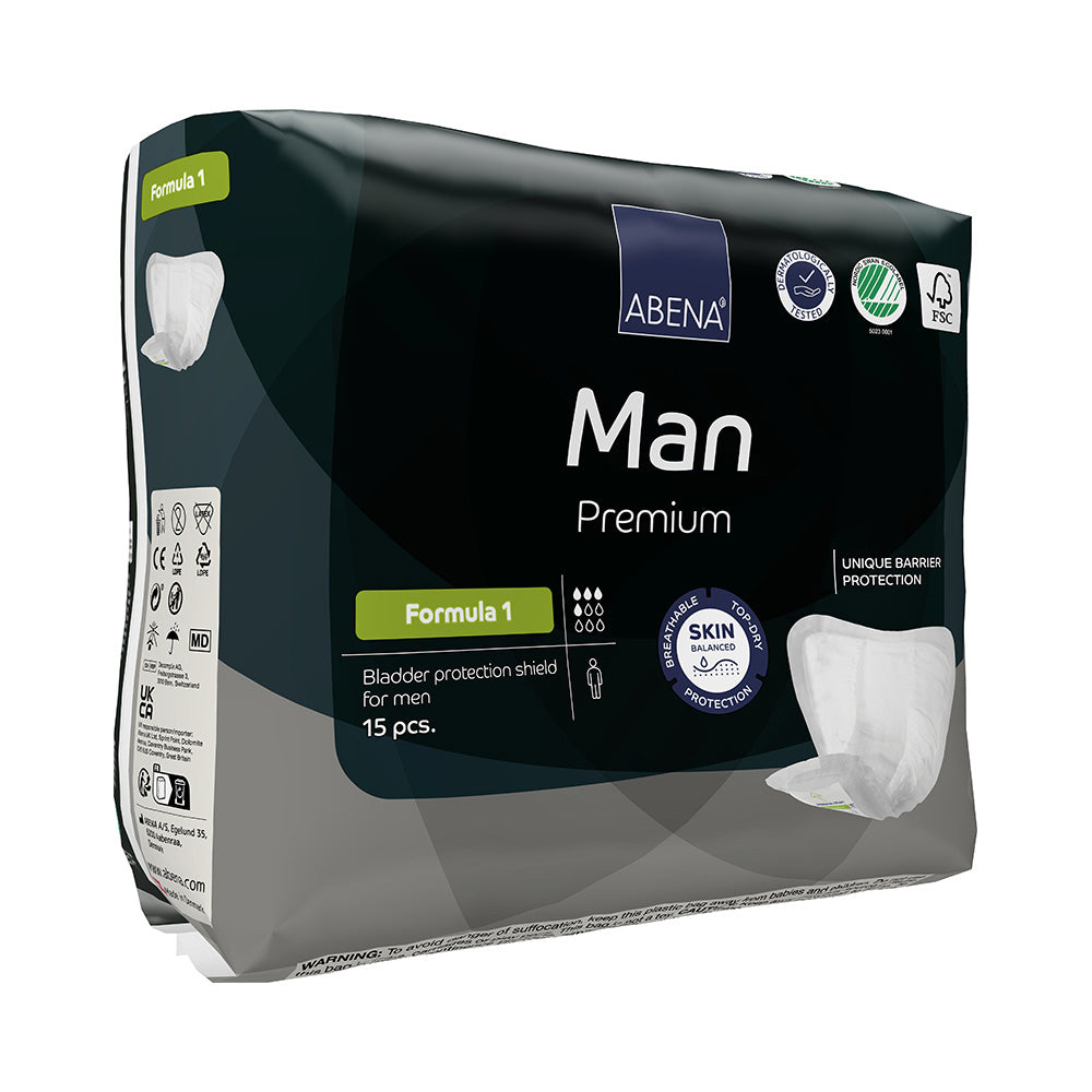 ABENA Absorbante Premium masculine, Abena Man Formula 1, pentru incontinenta usoara si moderata