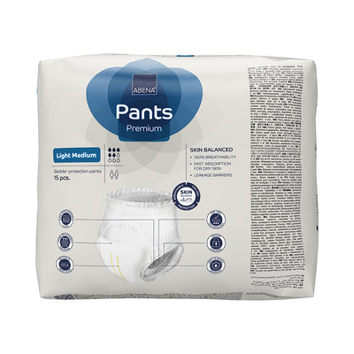 Abena Pants Light, scutece hipoalergenice tip chilot pentru incontinenta moderata
