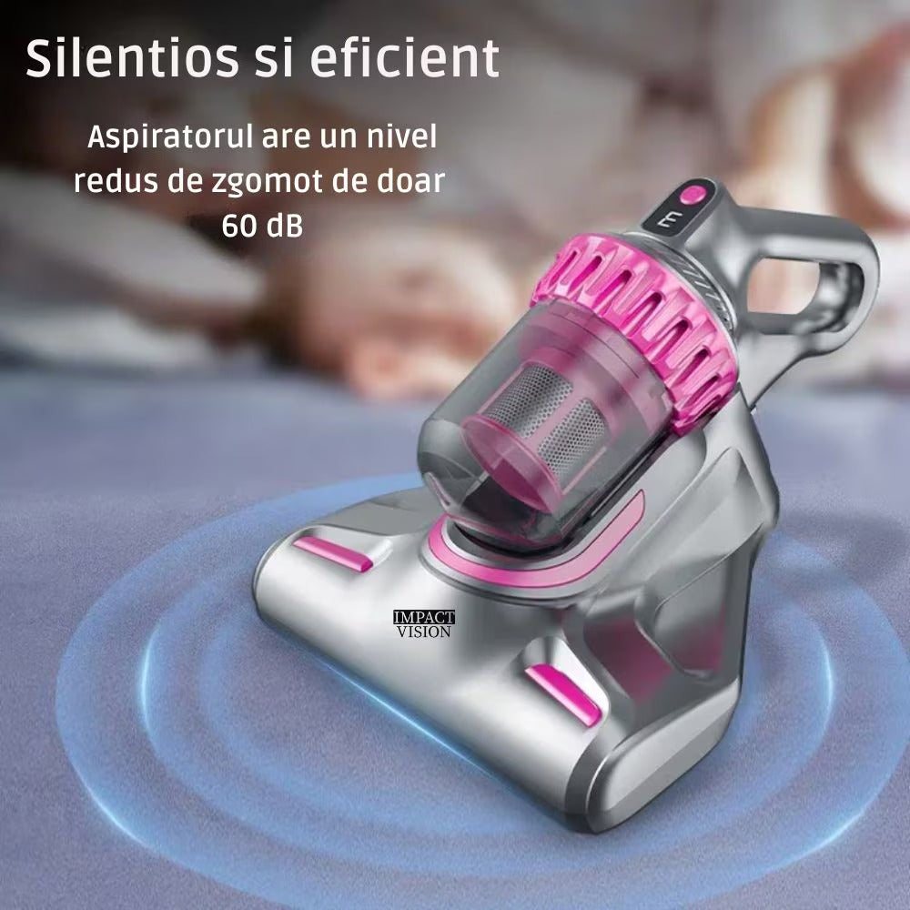 Aspirator vertical si portabil Antiacarieni, Filtru Hepa, 4 in 1, 10000 Pa
