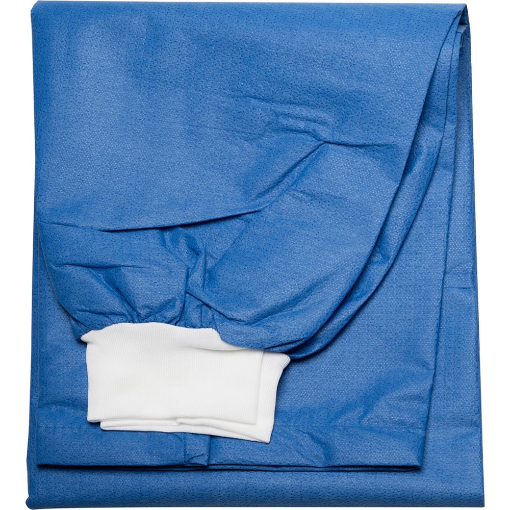 ABENA Bluza medicala Clean Air, XXL, extra soft, antistatica, albastra, cu margini finisate