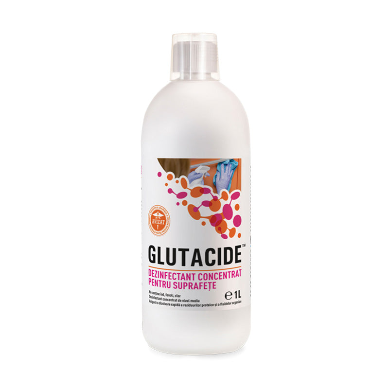 Dezinfectant concentrat suprafete,Glutacide 1 L
