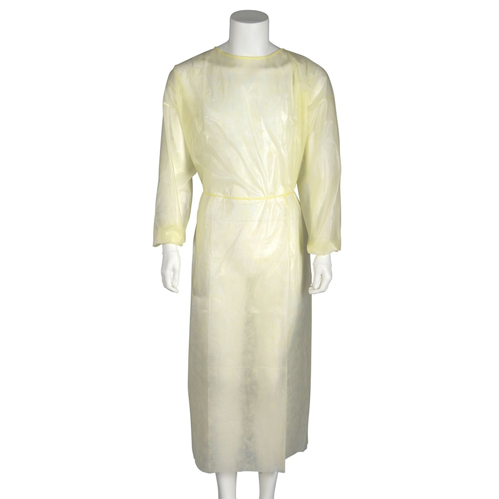 Halat de izolare ABENA Excellent cu manșete și material Breathable, in zona spatelui