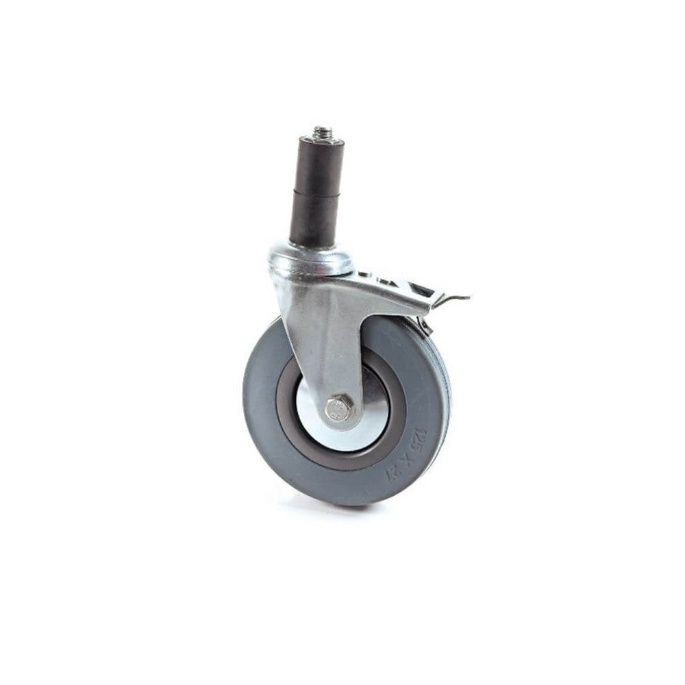 Kit 4 roti cu frana diametru 12,5 cm