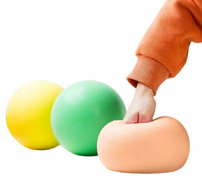 Minge din spumă moale Merco Silent 18, diametru 18 cm, pentru jocuri și exerciții de coordonare