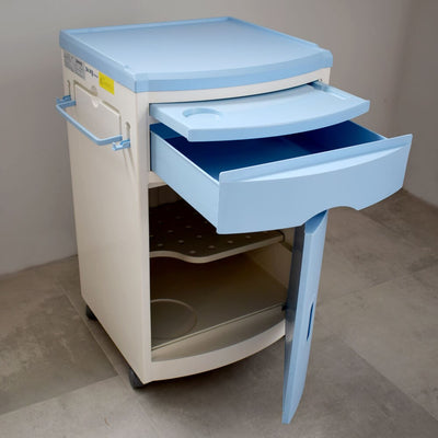 Noptiera din ABS, cu sertar si dulap - D-2