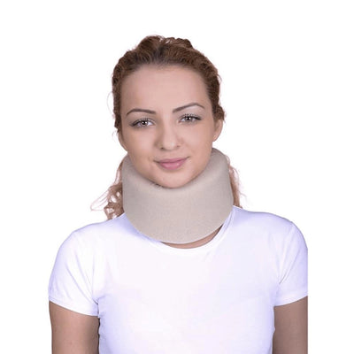 Orteză cervicală tip guler din burete cu husă de bumbac :: NextFarma.ro