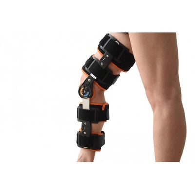 Orteza de genunchi cu articulatie reglabila