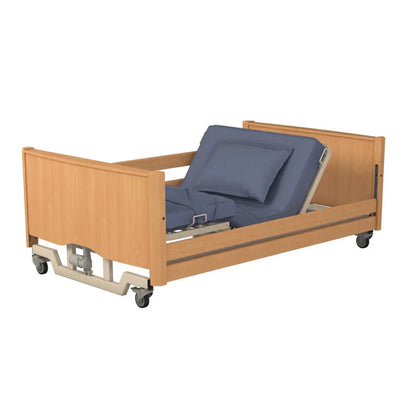 Pat ingrijire la domiciliu, electric, reglabil, bariatric, cu inaltime redusa si 4 motoare, 120 cm latime, Bariatric LOW LUX