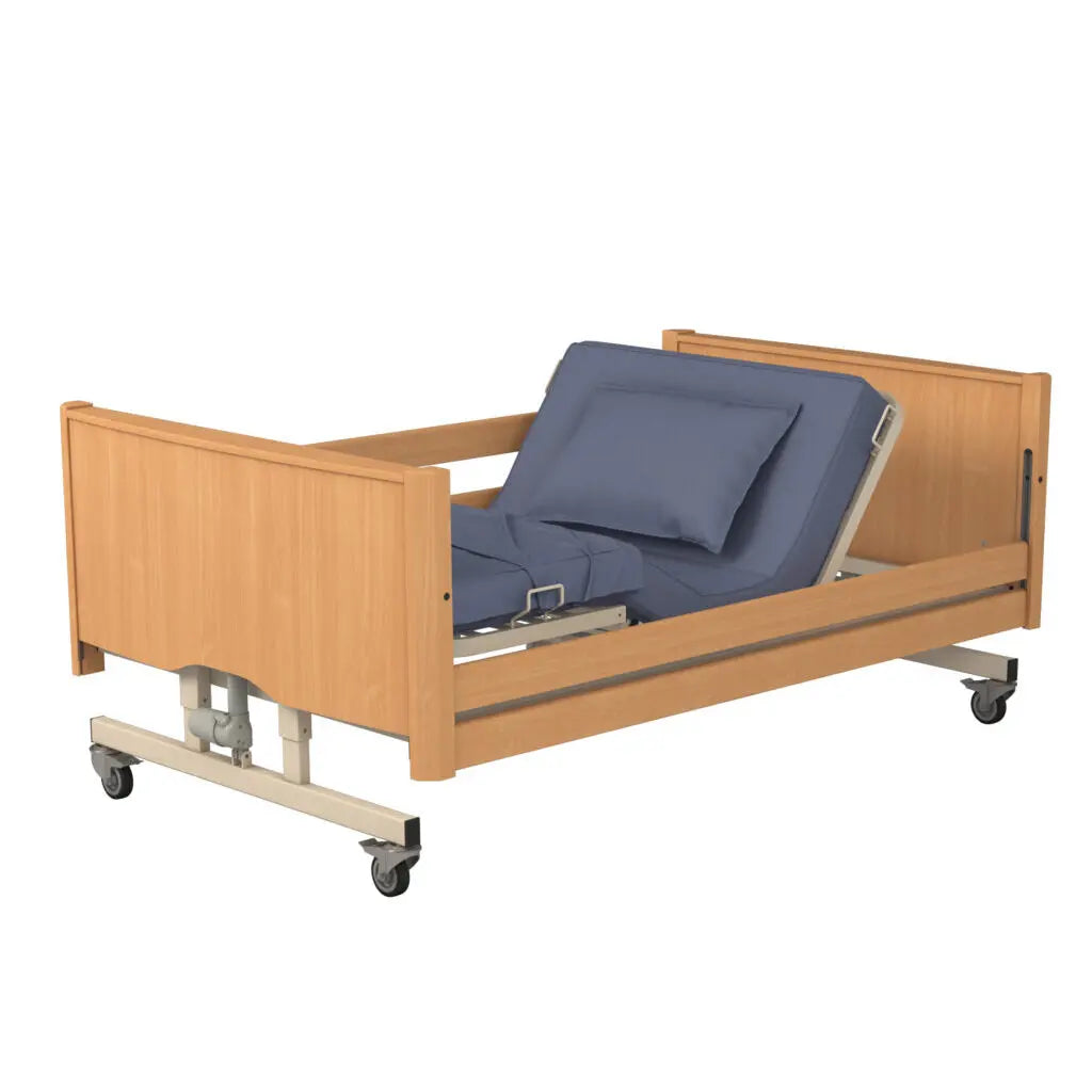 Pat pentru bolnavi imobilizati, electric, bariatric, reglabil, 4 motoare, latime 120 cm, sarcina maxima 368 kg, Bariatric LUX