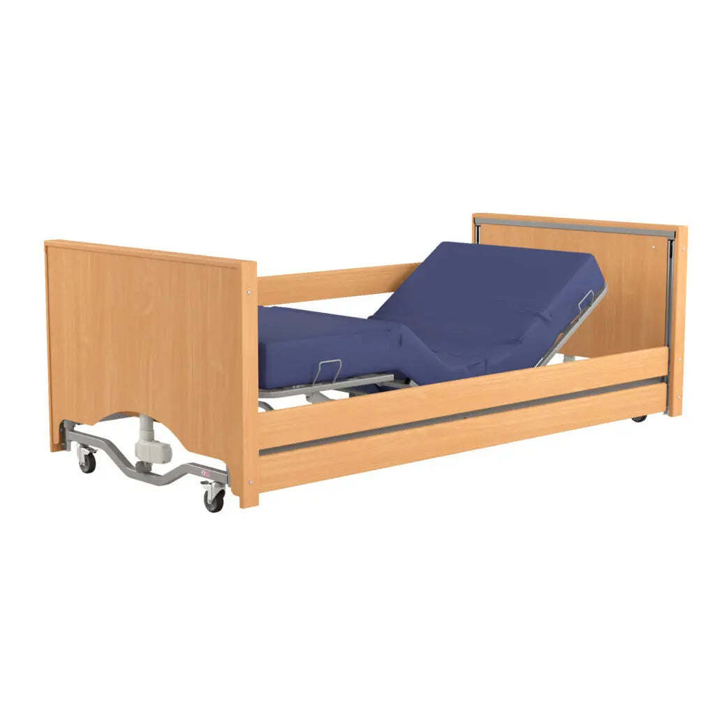 "Pat de ingrijire si recuperare la dimiciliu, electric, cu 4 motoare, roti de 100 mm cu sistem de franare, Taurus 2 LOW LUX