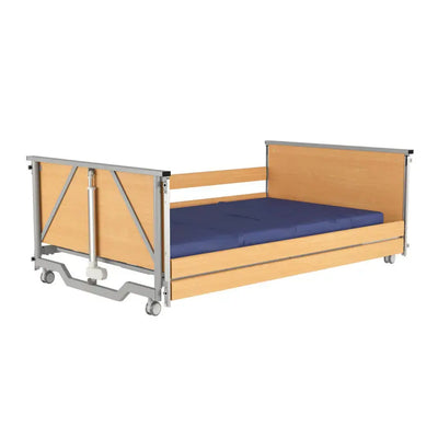 Pat ingrijire la domiciliu, electric, medical, lat, inaltime redusa si 4 motoare Taurus 2 WIDE LOW – 120 cm latime