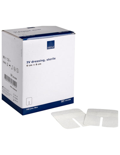 Abena Plasturi sterili din material netesut pentru branule 6x8cm, 100buc