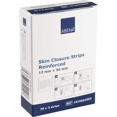 Abena Plasturi de sutura , 50 x12 mm, fără latex, sterilă, 70 folii x 3 stripuri
