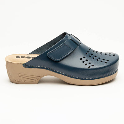 Saboti medicali Leon, de dama, din piele, bleumarin Trend