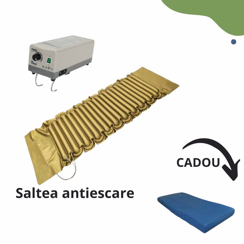 Saltea antiescare Profesionala cu compresor Silentios si reglare electronica