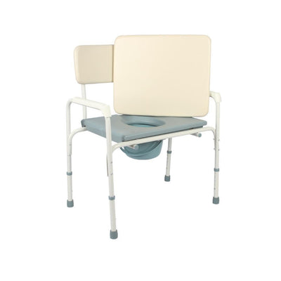 Scaun de toaleta bariatric, reglabil pe inaltime, otel, greutate maxima 180kg