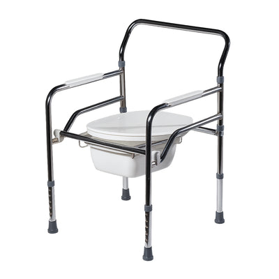 Scaun de toaleta, pliabil, otel cromat