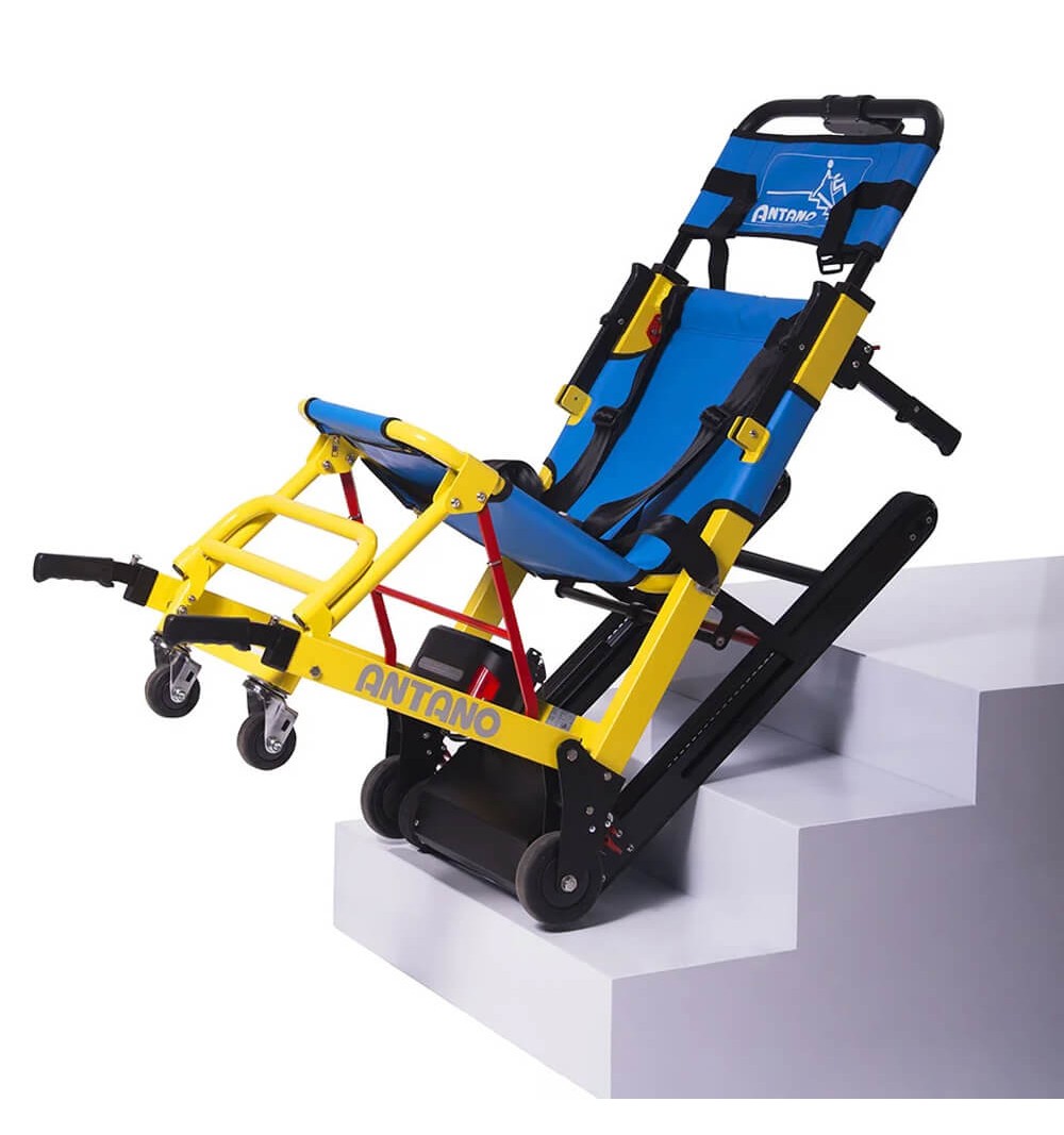 Scaun cu senile, actionat electric, pliabil, pentru transport pacienti pe scari - LG EVACU PLUS EL