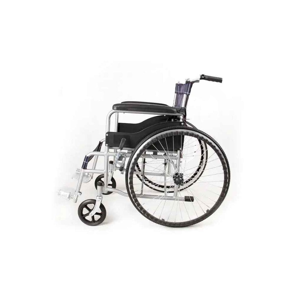 Scaun cu rotile Premium, fotoliu rulant pliabil 110kg
