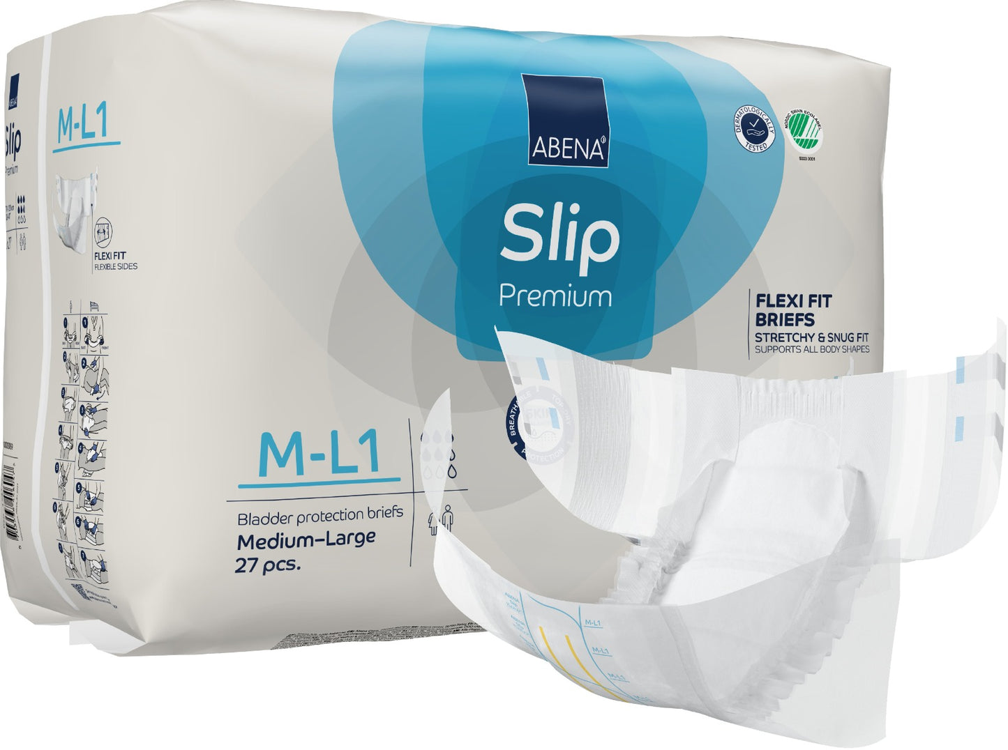 Scutece hipoalergenice pentru adulti Abena, Slip Flexi Fit Premium
