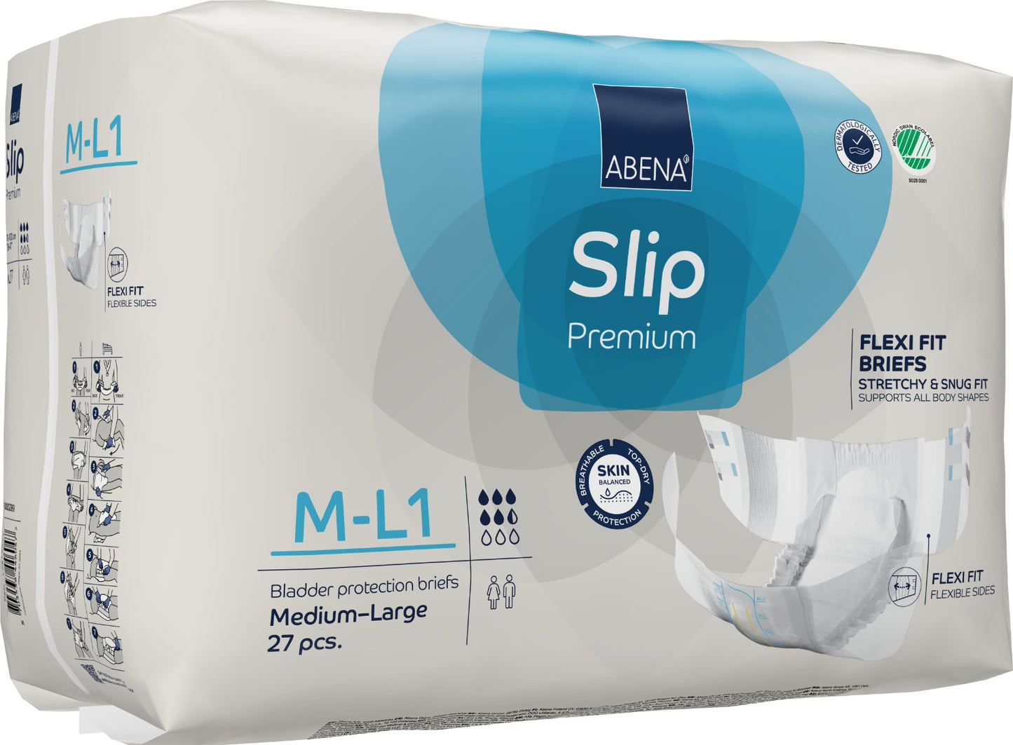 Scutece hipoalergenice pentru adulti Abena, Slip Flexi Fit Premium