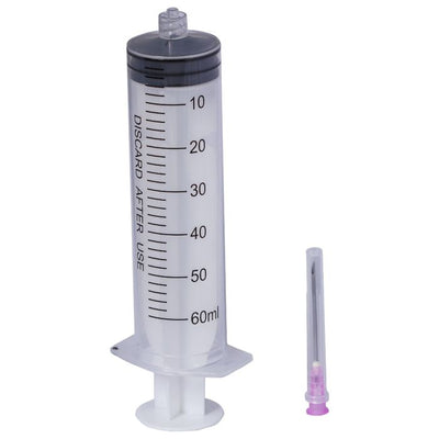 Seringi Luer Lock 60ml, PRIMA, cu ac 18G, 25 bucati