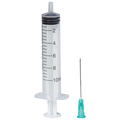 Seringi Luer Slip 10ml, PRIMA, cu ac verde, 100 bucati