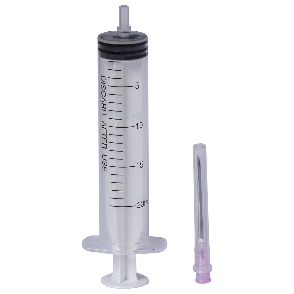 Seringi Luer Slip 20ml, PRIMA, cu ac roz, 50 bucati