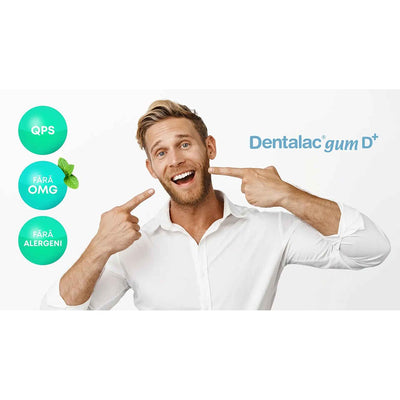 Probiotic Dentalac gum D+| AB-BIOTICS | 1 CUTIE