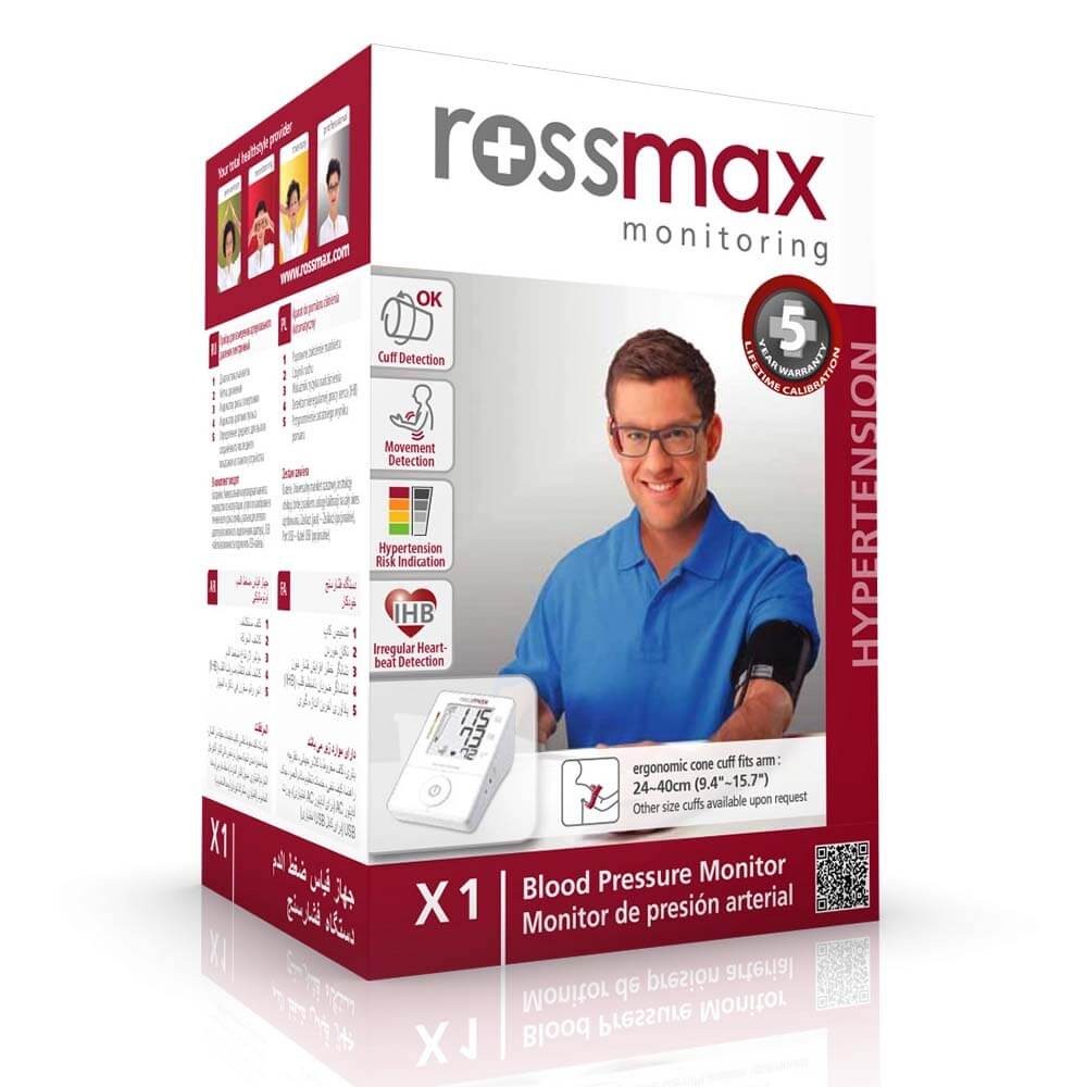 Tensiometru digital automat Rossmax, pentru brat - X1, adaptor cadou