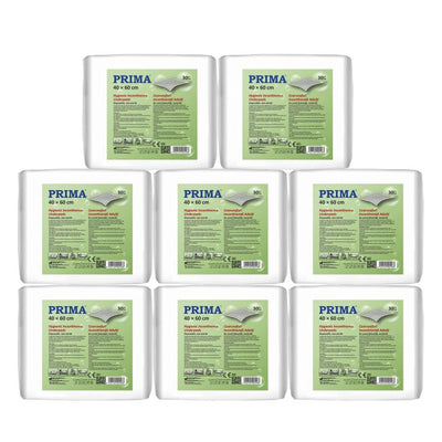 Pachet cearceafuri pentru incontinenta PRIMA, pentru adulti, 40x60cm, 30 bucati/set, 8 seturi