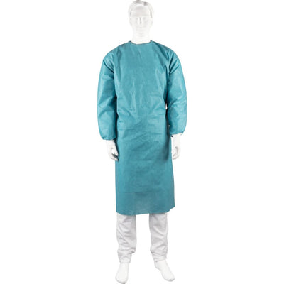 ABENA Protectus, Halat chirurgical steril, , ergonomic, SMMSS, M , 120-135 cm, verde, MDD, 1 buc.