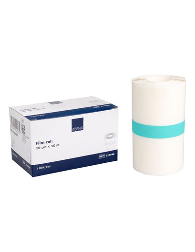 ABENA Plasture transparent, hipoalergenic,  pentru fixare, 10m x 5cm/10cm/15cm, nesteril, 1 buc
