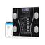 Cantar Electronic Cu Aplicatie Smart, Ecran Digital Iluminat, Termometru, Suporta Maxim 180 Kg, Baterii, Negru