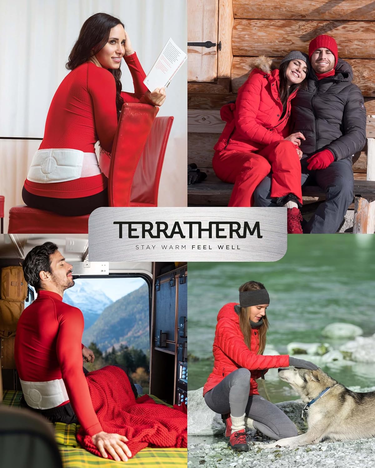 Terratherm Centură Termică Încălzitoare – 12 Ore de Căldură – Mărime S–XL – Activată la Aer – Ingrediente 100% Naturale
