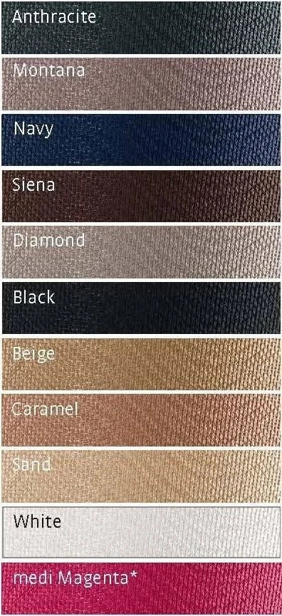 Ciorapi compresivi mediven ® ELEGANCE - AG - până la coapsă - cu bandă de silicon WIDE - Compresie MEDIE