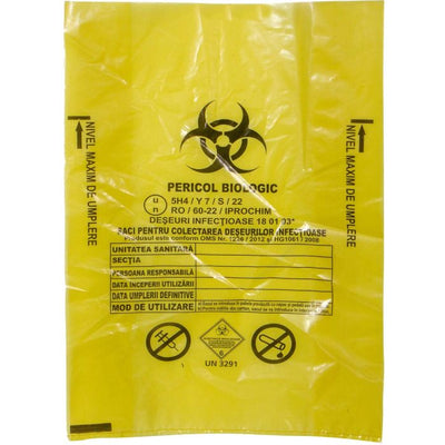 Cutie de carton cu sac pentru deseuri anatomo-patologice ADR, 10 l