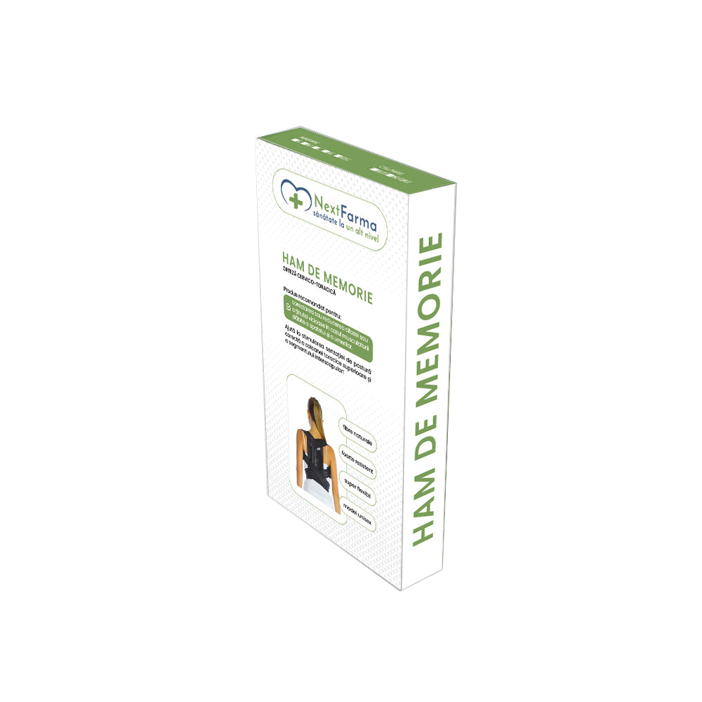 Corector postura spate tip ham de memorie standard