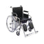 Scaun cu rotile (fotoliu rulant cu vas de toaleta detasabil) pliabil, cotiere fixe din PVC, 120 kg, KY681C-51