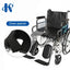 Scaun cu rotile (fotoliu rulant cu vas de toaleta detasabil) pliabil, cotiere fixe din PVC, 120 kg, KY681C-51
