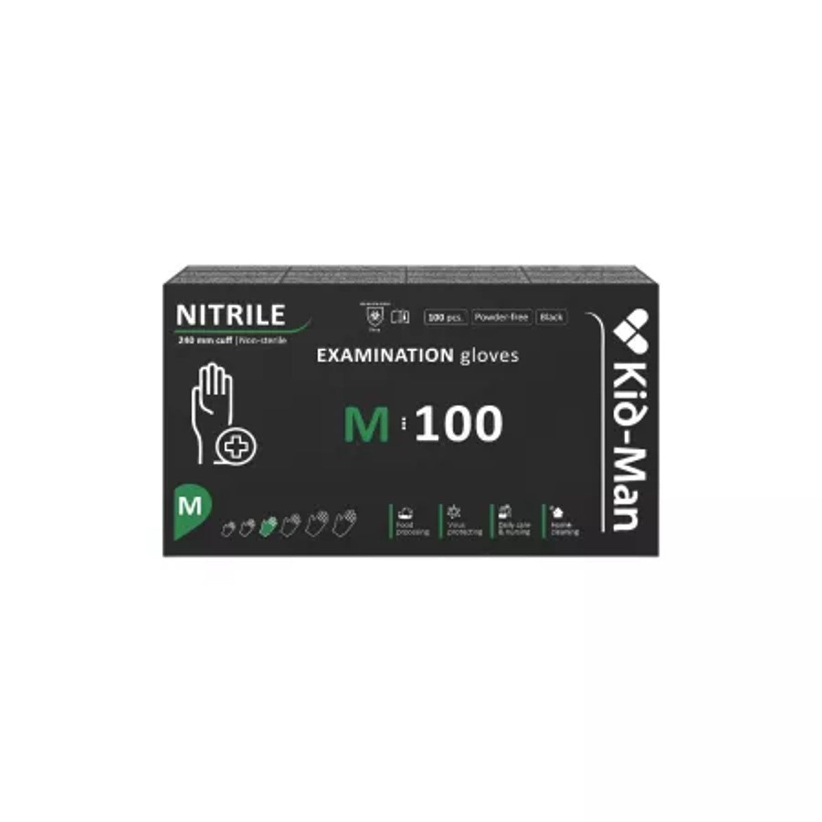 Manusi nitril KID-MAN, 100 buc/cutie