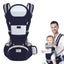 Marsupiu Ergonomic Nextfarma®, Port-bebe multifunctional, 0-36 Luni, Bumbac, 12 Pozitii, Albastru