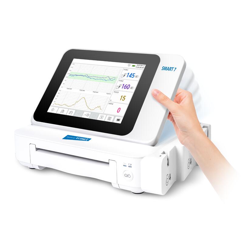 Monitor fetal cardiotocograf Smart 7, monitorizare gemelara, ecran 8"