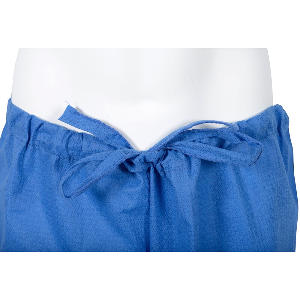 ABENA Pantalon medical Clean Air, extra soft, antistatic, albastru, cu mansete