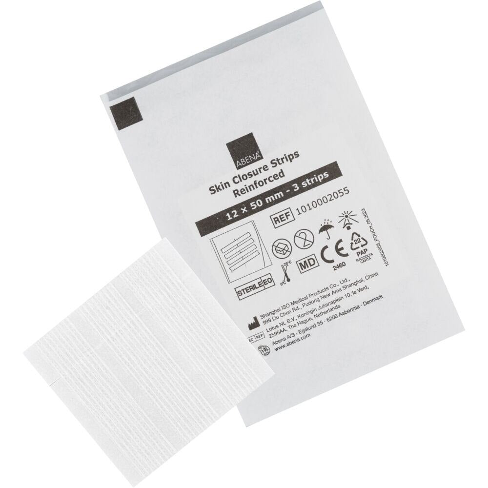 Abena Plasturi de sutura , 50 x12 mm, fără latex, sterilă, 70 folii x 3 stripuri